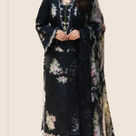 Fashionzforyou store , Elevate your seasonal wardrobe with this exquisitely crafted embroidered lawn ensemble. The outfit features a stunning embroidered lawn laserwork front panel that showcases intricate detailing and fine craftsmanship. Complementing it are solid dyed lawn front side panels that create a graceful and balanced silhouette. An elegantly embroidered lawn back adds beauty and sophistication from every angle. The embroidered lawn laserwork sleeves enhance the overall design with delicate patterns and texture. For a luxurious finish, the ensemble includes an embroidered organza front daman border. The matching embroidered organza sleeves border further refines the look with timeless charm. Attention to detail in every stitch reflects premium quality and style. The outfit is paired with a beautifully designed embroidered organza dupatta border. A digital printed chiffon dupatta adds a vibrant and flowy touch to the attire. Its lightweight texture ensures comfort while maintaining an elegant drape. The solid dyed cambric trouser perfectly balances the heavily detailed shirt. Soft, breathable fabric makes it ideal for warm weather wear.