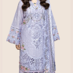 Celebrate Eid 2026 in style with FASHIONZFORYOU STORE, offering the best lawn collection of the season. This beautifully designed outfit features an embroidered lawn laserwork front panel that adds elegance and intricate detail. The solid dyed lawn front side panels create a graceful and balanced look. An embroidered lawn back enhances the outfit with sophistication from every angle. The embroidered lawn laserwork sleeves bring refined artistry to the overall design. A delicate embroidered organza front daman border adds a luxurious finishing touch. The matching embroidered organza sleeves border further elevates the ensemble. Every stitch reflects premium craftsmanship and festive charm. The outfit also includes an embroidered organza dupatta border for added elegance. A digital printed chiffon dupatta introduces vibrant colors and a soft, flowing drape. Its lightweight texture makes it perfect for Eid gatherings and celebrations. The solid dyed cambric trouser ensures comfort while complementing the detailed shirt. This ensemble blends traditional embroidery with modern fashion trends beautifully. Make your Eid 2026 unforgettable with this graceful and stylish lawn outfit from FASHIONZFORYOU>STORE.